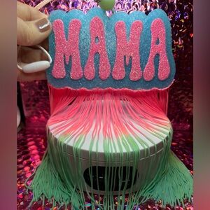 Colorful Fringe Mama car Freshie